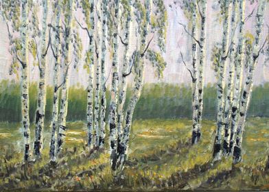 Spring birches