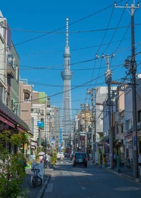 Tokyo Skytree from Asakusa