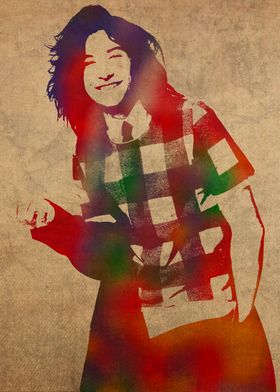 Ezra Miller Watercolor