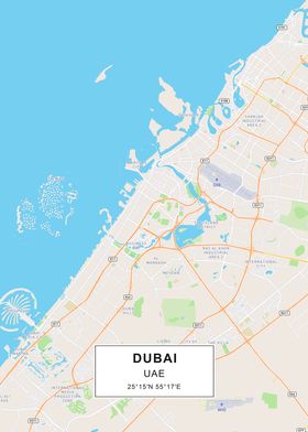 Dubai map