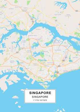 Singapore map