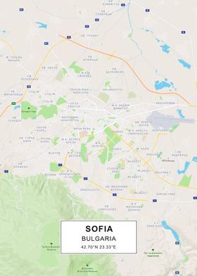 Sofia map