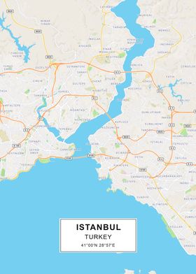 Istanbul map