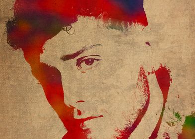 Bazzi Watercolor Portrait