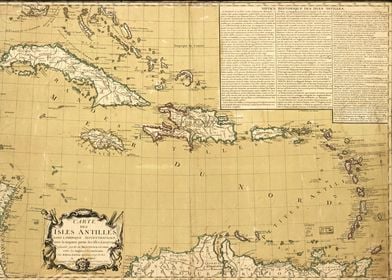 West Indies Map (1782)