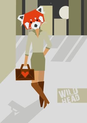 red panda_WILD HEAD