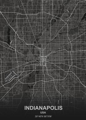Indianapolis city map
