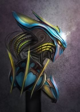alien bot 6.0 light blue
