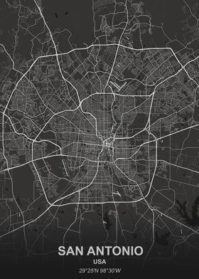 San Antonio Map