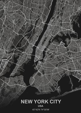 New York City - city map