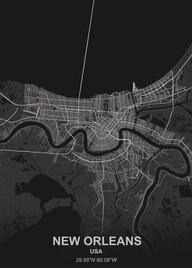 New Orleans city map