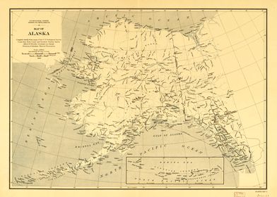 Map of Alaska (1909)