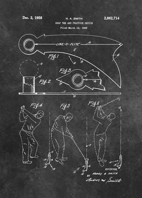 Smith 1958 golf tee