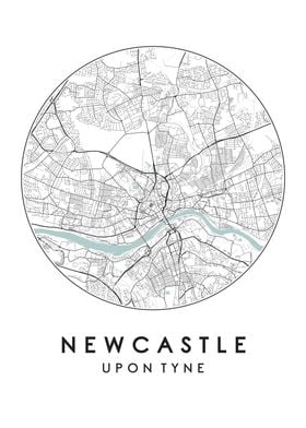 Newcastle City Map