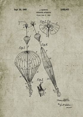 Parachute Apparatus-Patent