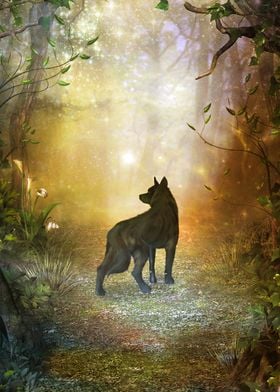 The lonely wolf