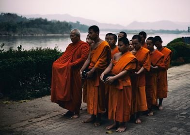 Novice Monks in Thailand