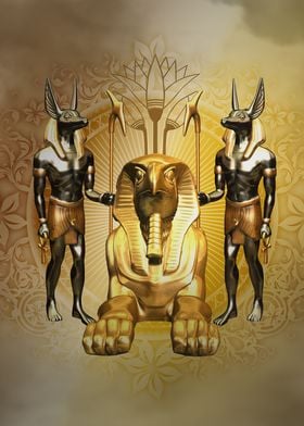 Anubis the egyptian god