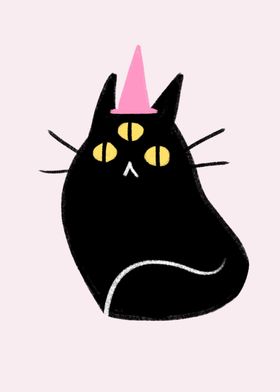 Black Witch Cat