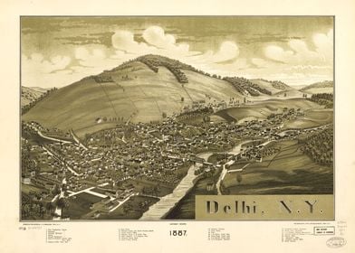 Delhi, New York 1887