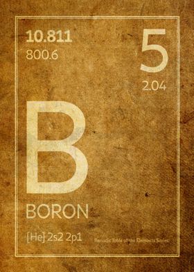 Boron Element Patent