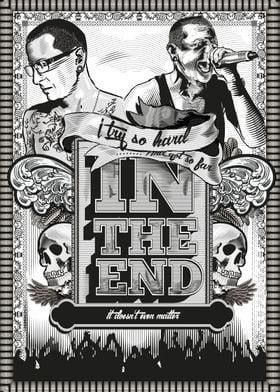 In the end (b&w)