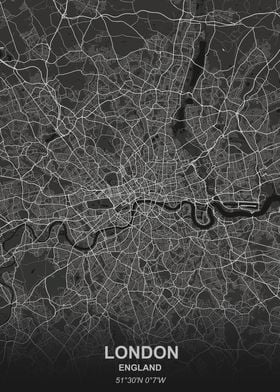 London England city map