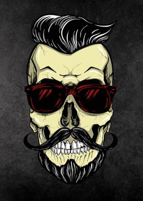 Hipster Skull