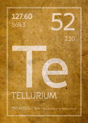 Tellurium Element Symbol