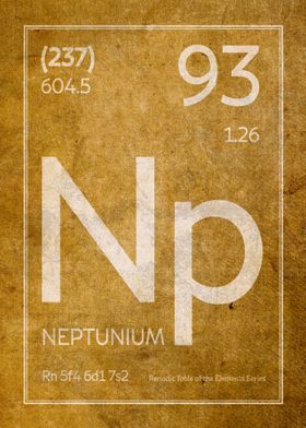 Neptunium Element Symbol