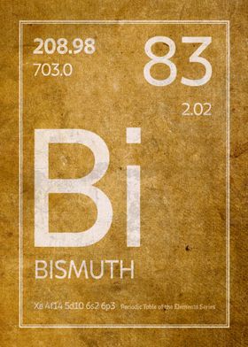 Bismuth Element Symbol