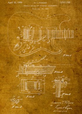 Fender Guitar Patent