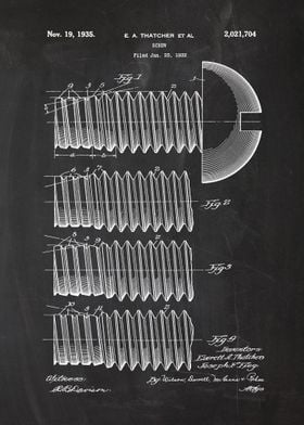 1932 Screw Patent Drawing