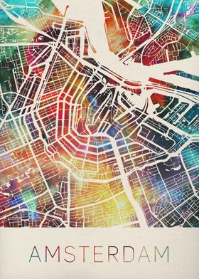 Amsterdam Street Map