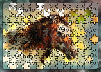 Puzzle horse