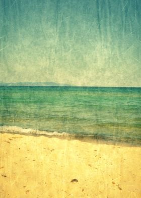 Vintage beach abstract