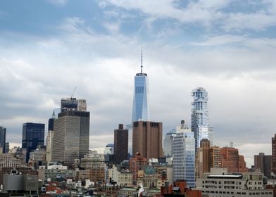 Lower manhattan view