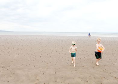 The beach in Troon