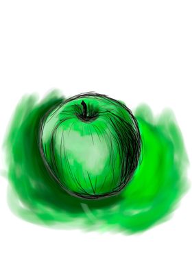 apple sketch