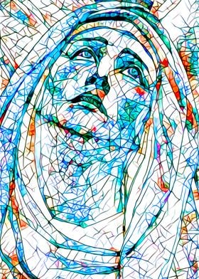 Stained Glass 8 - Madonna 