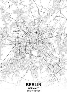 Berlin city map