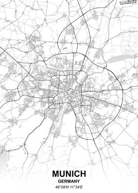 Munich city map