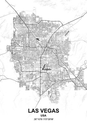 Las Vegas city map