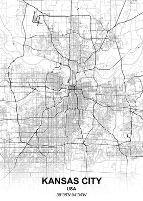 Kansas City city map
