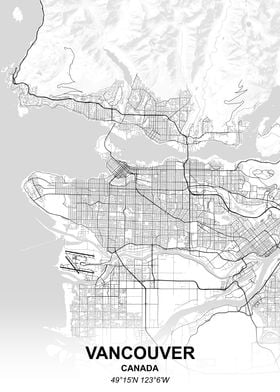 Vancouver city map