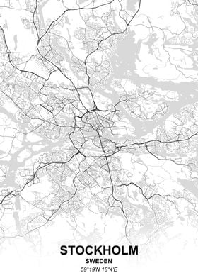 Stockholm city map