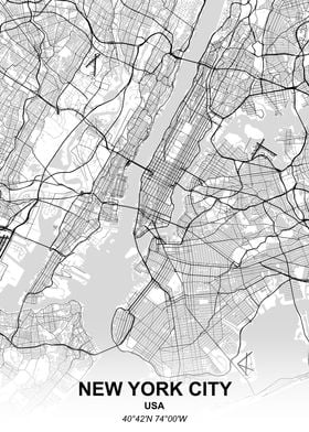 New York City city map