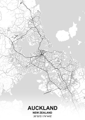 Auckland city map