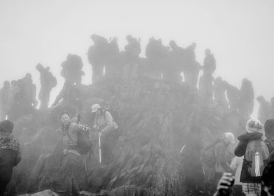 Snowdon Foggy Summit