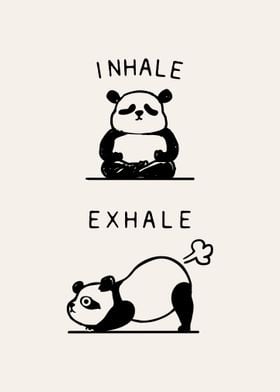 Inhale Exhale Panda